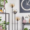Koyoto Lámpara de pie 30 cm Madera clara, Negro, 3 luces