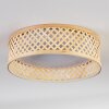 Barroco Plafones LED Crudo, Blanca, 1 luz
