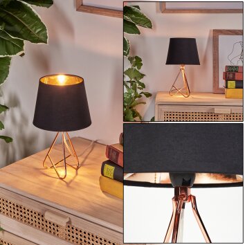 Cuan Lámparas de mesa Cobre, 1 luz