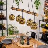 Ripoll Lámparas suspendidas, Luminarias esféricas, Lámparas colgantes Crudo, Negro, 5 luces