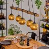Ripoll Lámparas suspendidas, Luminarias esféricas, Lámparas colgantes Crudo, Negro, 5 luces