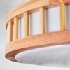 Amarelos Plafones LED Crudo, Blanca, 1 luz