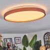 Sofo Plafones LED Crudo, 1 luz, Mando a distancia