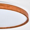 Sofo Plafones LED Crudo, 1 luz, Mando a distancia