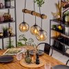 Ripoll Lámparas suspendidas, Luminarias esféricas, Lámparas colgantes Crudo, Negro, 3 luces