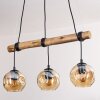 Ripoll Lámparas suspendidas, Luminarias esféricas, Lámparas colgantes Crudo, Negro, 3 luces