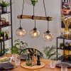 Ripoll Lámparas suspendidas, Luminarias esféricas, Lámparas colgantes Crudo, Negro, 3 luces