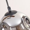 Ripoll Lámparas suspendidas, Luminarias esféricas, Lámparas colgantes Crudo, Negro, 3 luces