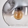 Ripoll Lámparas suspendidas, Luminarias esféricas, Lámparas colgantes Crudo, Negro, 3 luces