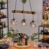 Ripoll Lámparas suspendidas, Luminarias esféricas, Lámparas colgantes Crudo, Negro, 3 luces
