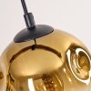 Ripoll Lámparas suspendidas, Luminarias esféricas, Lámparas colgantes Crudo, Negro, 3 luces