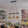 Ripoll Lámparas suspendidas, Luminarias esféricas, Lámparas colgantes Crudo, Negro, 3 luces