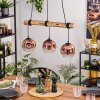 Ripoll Lámparas suspendidas, Luminarias esféricas, Lámparas colgantes Crudo, Negro, 3 luces
