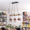 Ripoll Lámparas suspendidas, Luminarias esféricas, Lámparas colgantes Crudo, Negro, 3 luces