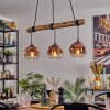 Ripoll Lámparas suspendidas, Luminarias esféricas, Lámparas colgantes Crudo, Negro, 3 luces
