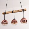 Ripoll Lámparas suspendidas, Luminarias esféricas, Lámparas colgantes Crudo, Negro, 3 luces