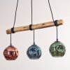 Ripoll Lámparas suspendidas, Luminarias esféricas, Lámparas colgantes Crudo, Negro, 3 luces