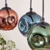 Ripoll Lámparas suspendidas, Luminarias esféricas, Lámparas colgantes Crudo, Negro, 3 luces