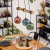 Ripoll Lámparas suspendidas, Luminarias esféricas, Lámparas colgantes Crudo, Negro, 3 luces
