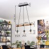 Ripoll Lámparas suspendidas, Luminarias esféricas, Lámparas colgantes Crudo, Negro, 3 luces