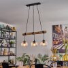 Ripoll Lámparas suspendidas, Luminarias esféricas, Lámparas colgantes Crudo, Negro, 3 luces
