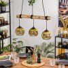 Ripoll Lámparas suspendidas, Luminarias esféricas, Lámparas colgantes Crudo, Negro, 3 luces