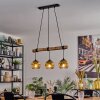 Ripoll Lámparas suspendidas, Luminarias esféricas, Lámparas colgantes Crudo, Negro, 3 luces
