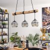 Ripoll Lámparas suspendidas, Luminarias esféricas, Lámparas colgantes Crudo, Negro, 3 luces