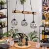 Ripoll Lámparas suspendidas, Luminarias esféricas, Lámparas colgantes Crudo, Negro, 3 luces