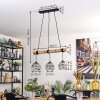 Ripoll Lámparas suspendidas, Luminarias esféricas, Lámparas colgantes Crudo, Negro, 3 luces