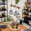 Ripoll Lámparas suspendidas, Luminarias esféricas, Lámparas colgantes Crudo, Negro, 3 luces