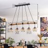 Ripoll Lámparas suspendidas, Luminarias esféricas, Lámparas colgantes Crudo, Negro, 5 luces