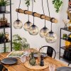 Ripoll Lámparas suspendidas, Luminarias esféricas, Lámparas colgantes Crudo, Negro, 5 luces