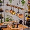 Ripoll Lámparas suspendidas, Luminarias esféricas, Lámparas colgantes Crudo, Negro, 5 luces