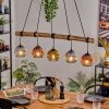 Ripoll Lámparas suspendidas, Luminarias esféricas, Lámparas colgantes Crudo, Negro, 5 luces