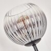 Koyoto Lámpara de pie 30 cm Madera clara, Negro, 3 luces