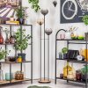 Koyoto Lámpara de pie 30 cm Madera clara, Negro, 3 luces