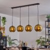 Koyoto Lámparas suspendidas, Luminarias esféricas, Lámparas colgantes dorado, 4 luces