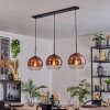 Koyoto Lámparas suspendidas, Luminarias esféricas, Lámparas colgantes Negro, 3 luces