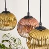 Ripoll Lámparas suspendidas, Luminarias esféricas, Lámparas colgantes Crudo, Negro, 3 luces