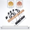 Ripoll Lámparas suspendidas, Luminarias esféricas, Lámparas colgantes Crudo, Negro, 3 luces