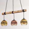 Ripoll Lámparas suspendidas, Luminarias esféricas, Lámparas colgantes Crudo, Negro, 3 luces