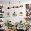 Ripoll Lámparas suspendidas, Luminarias esféricas, Lámparas colgantes Crudo, Negro, 3 luces