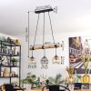 Ripoll Lámparas suspendidas, Luminarias esféricas, Lámparas colgantes Crudo, Negro, 3 luces