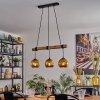 Ripoll Lámparas suspendidas, Luminarias esféricas, Lámparas colgantes Crudo, Negro, 3 luces