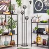 Gastor Lámpara de pie Negro, 3 luces