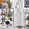 Gastor Lámpara de pie Negro, 3 luces