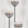 Koyoto Lámpara de pie Negro, 3 luces