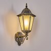 Hongkong Aplique de exterior, Apliques dorado, Negro, 1 luz