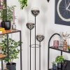 Gastor Lámpara de pie 30 cm Madera clara, Negro, 3 luces
